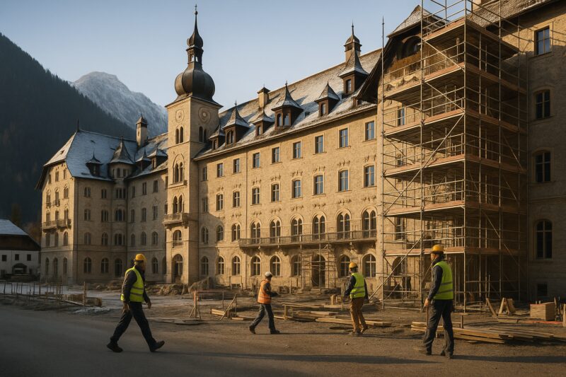Hotel Klosterbräu nach Brand: Wiederaufbau in 17 Projekten, Eröffnung ab Dezember
